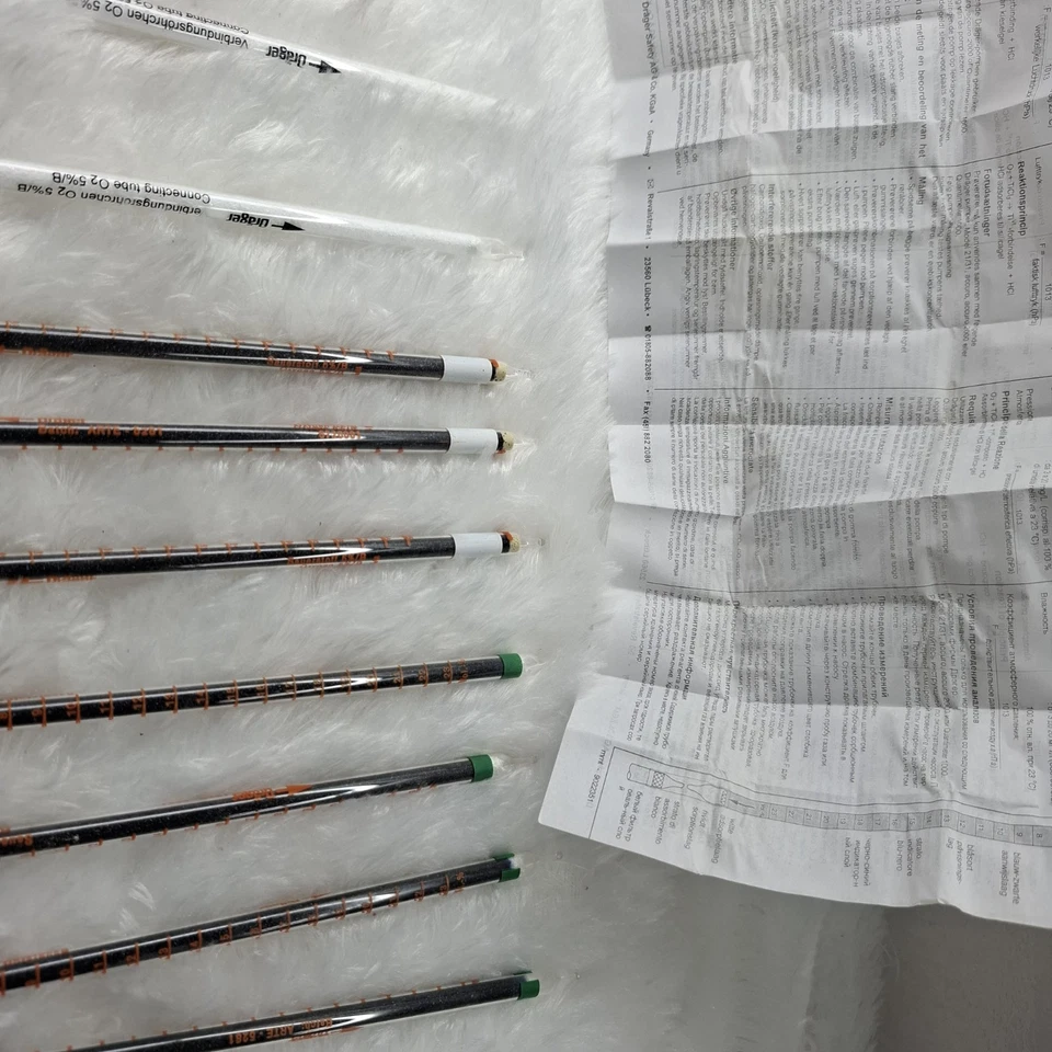 DRAGER TUBE 67 28081 TESTING TUBES